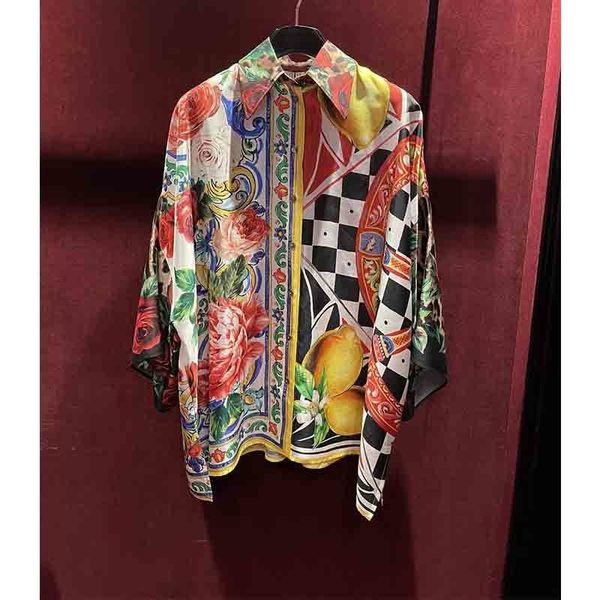 women's blouses & shirts cosmicchic camisa de seda primavera verão senhoras casual solto blusa turn down collar flor impressão nove qua, White
women's blouses & shirts cosmicchic camisa de seda primavera verão senhoras casual solto blusa turn down collar flor impressão nove qua, White