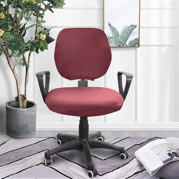 solid office computer chair cover spandex split seat universal anti-dust armchair covers
solid office computer chair cover spandex split seat universal anti-dust armchair covers