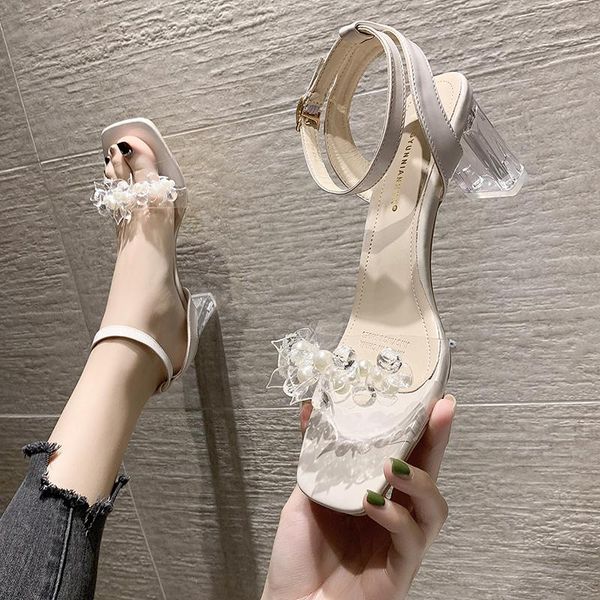 sandals fashion women's outer wear 2021 summer ins all-match pearl buckle belt thick heel roman shoes, Black
sandals fashion women's outer wear 2021 summer ins all-match pearl buckle belt thick heel roman shoes, Black