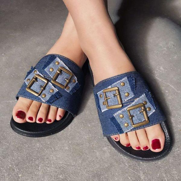 summer canvas denim flip flops women's thick-soled non-slip flowers small fresh all-match sandals flat slippers, Black
summer canvas denim flip flops women's thick-soled non-slip flowers small fresh all-match sandals flat slippers, Black