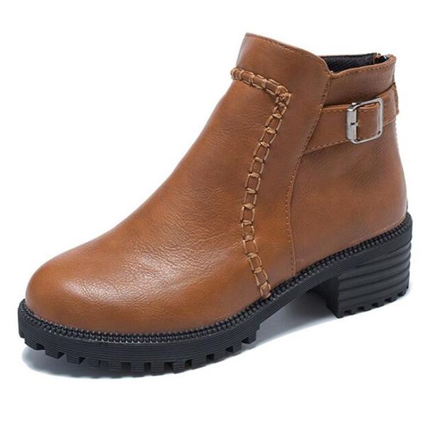boots women's retro thick and short tube fashion comfortable women single booties british style woman shoes botas mujer sy703, Black
boots women's retro thick and short tube fashion comfortable women single booties british style woman shoes botas mujer sy703, Black