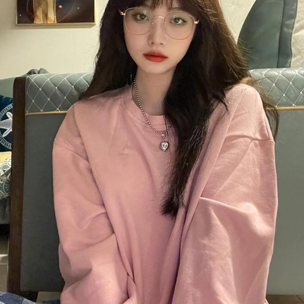 women's hoodies & sweatshirts the thin oversize sweatshirt women spring autumn casual pink simple harajuku fashion solid color hoodie p, Black
women's hoodies & sweatshirts the thin oversize sweatshirt women spring autumn casual pink simple harajuku fashion solid color hoodie p, Black