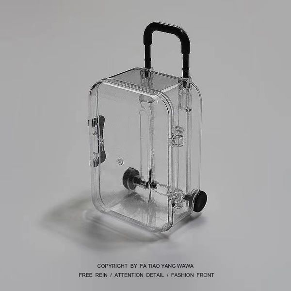 cosmetic bags & cases creative personality jewelry box fashion simple transparent trolley suitcase travel essential
cosmetic bags & cases creative personality jewelry box fashion simple transparent trolley suitcase travel essential