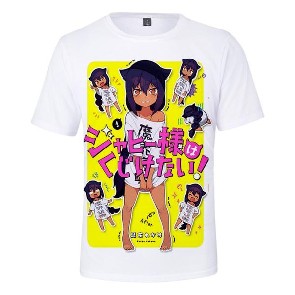 women's t-shirt 2021 jahy-sama wa kujikenai 3d print men/women short sleeve t shirt clothes, White
women's t-shirt 2021 jahy-sama wa kujikenai 3d print men/women short sleeve t shirt clothes, White