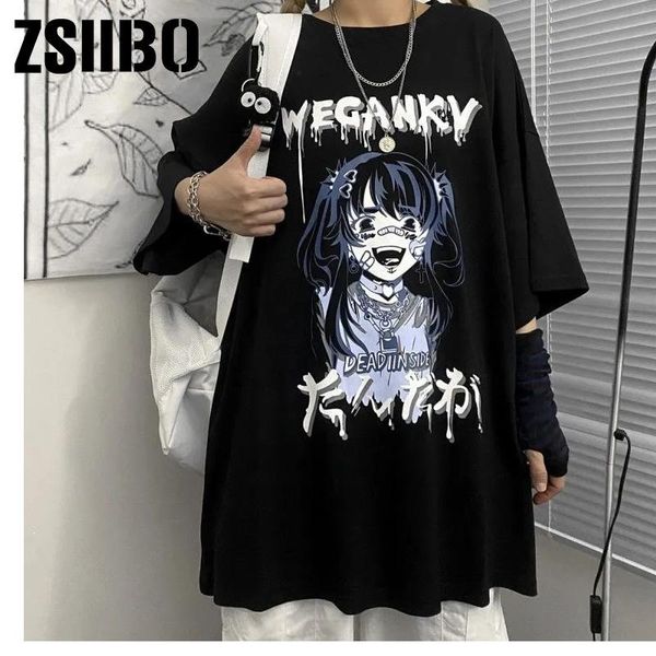 gothic print t-shirt summer cotton tshirt grunge tee punk pastel goth clothing anime clothes vintage women harajuku women's, White
gothic print t-shirt summer cotton tshirt grunge tee punk pastel goth clothing anime clothes vintage women harajuku women's, White
