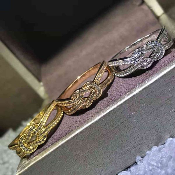 bangles bracelet fashion u-shaped 8-word knot ring wide version narrow full diamond half silver plated 18k rose gold pair, Black
bangles bracelet fashion u-shaped 8-word knot ring wide version narrow full diamond half silver plated 18k rose gold pair, Black