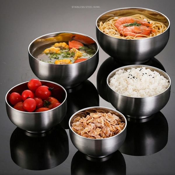 stainless steel bowls rose golden silver color double layer anti-scalding bowl for kitchenware
stainless steel bowls rose golden silver color double layer anti-scalding bowl for kitchenware