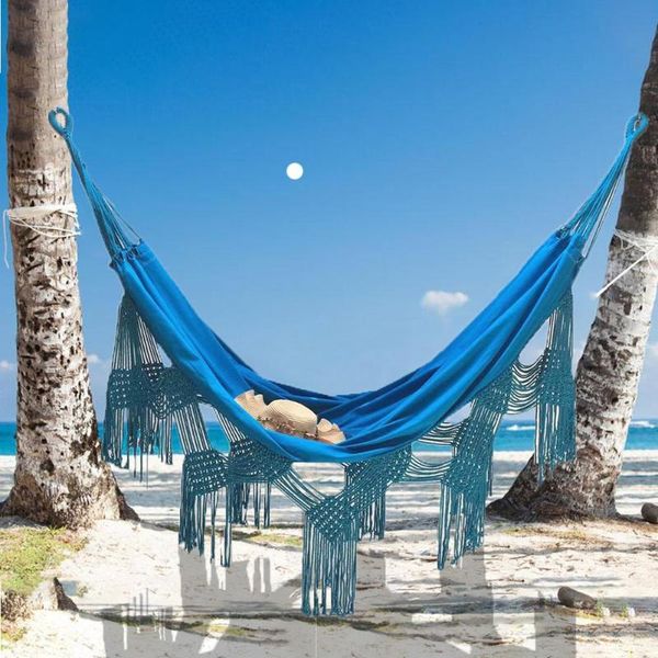 tassel outdoor hammock camping lace comfortable safe hanging swing for children sleeping bags
tassel outdoor hammock camping lace comfortable safe hanging swing for children sleeping bags