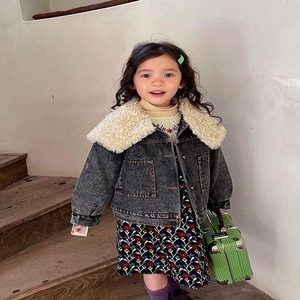 jackets 2022 autumn winter girls casual denim jackets korean style thick turn-down collar quilted coat kids outwear 2-8 years, Blue;gray
jackets 2022 autumn winter girls casual denim jackets korean style thick turn-down collar quilted coat kids outwear 2-8 years, Blue;gray