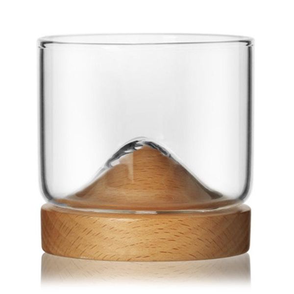 wine glasses whiskey glass with mountain shape wooden bottom holder home kitchen supplies 7.2 x 5.5cm tb sale
wine glasses whiskey glass with mountain shape wooden bottom holder home kitchen supplies 7.2 x 5.5cm tb sale