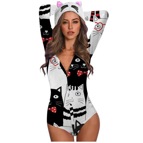 #a12 lovely cat print hooded body for women long sleeve bodysuit backless woman ears jumpsuit bodies mujer women's jumpsuits & rompers, Black;white
#a12 lovely cat print hooded body for women long sleeve bodysuit backless woman ears jumpsuit bodies mujer women's jumpsuits & rompers, Black;white