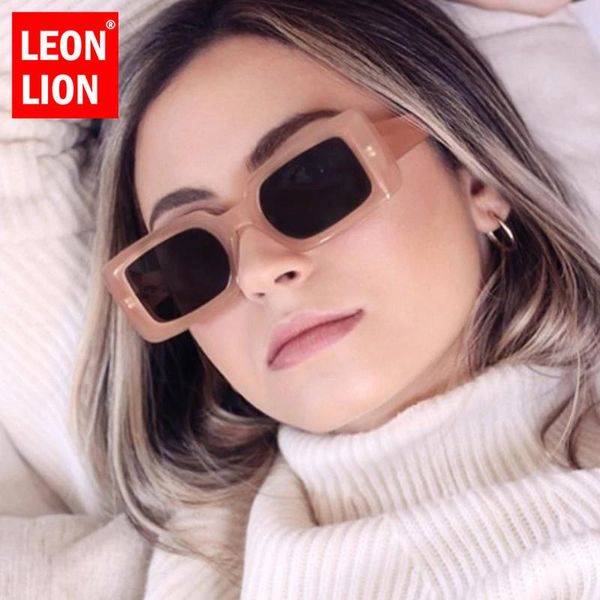 leonlion square retro sunglasses women/men leopard luxury glasses women brand designer eyeglasses gafas de sol mujer 2021, White;black 
leonlion square retro sunglasses women/men leopard luxury glasses women brand designer eyeglasses gafas de sol mujer 2021, White;black