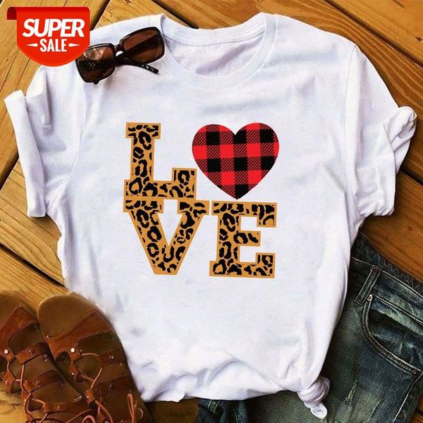 valentine's day leopard print love letter fashionable western t-shirt women's #a60n, White
valentine's day leopard print love letter fashionable western t-shirt women's #a60n, White