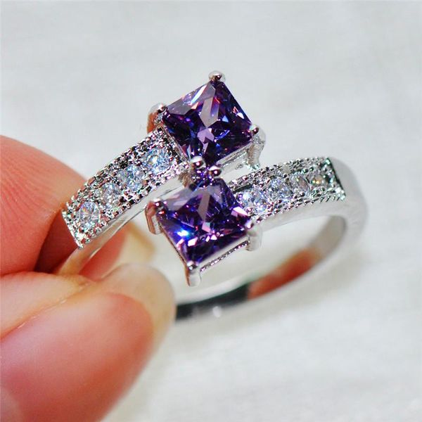 wedding rings simple style female small purple stone ring vintage women love engagement fashion luxury bands jewelry, Slivery;golden
wedding rings simple style female small purple stone ring vintage women love engagement fashion luxury bands jewelry, Slivery;golden