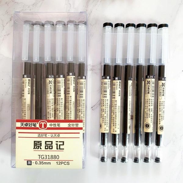 gel pens 12 pcs/set 0.35mm black/ red color ink pen needle student office school kawaii stationary supplies
gel pens 12 pcs/set 0.35mm black/ red color ink pen needle student office school kawaii stationary supplies
