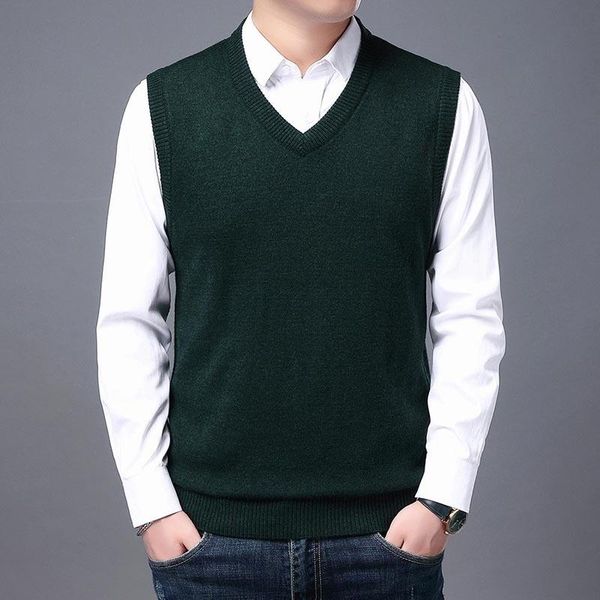 men's vests fashion quality autum winter 2021 brand high knit sleeveless vest pullover mens casual sweaters designer woolen mans clothe, Black;white
men's vests fashion quality autum winter 2021 brand high knit sleeveless vest pullover mens casual sweaters designer woolen mans clothe, Black;white