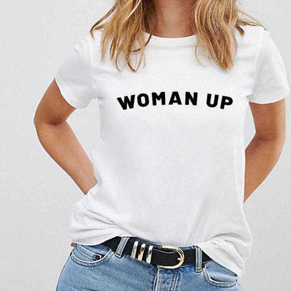 women's t-shirt women up feminist t shirts letter printed short sleeve tee shirt femme black white cotton tshirt drop
women's t-shirt women up feminist t shirts letter printed short sleeve tee shirt femme black white cotton tshirt drop