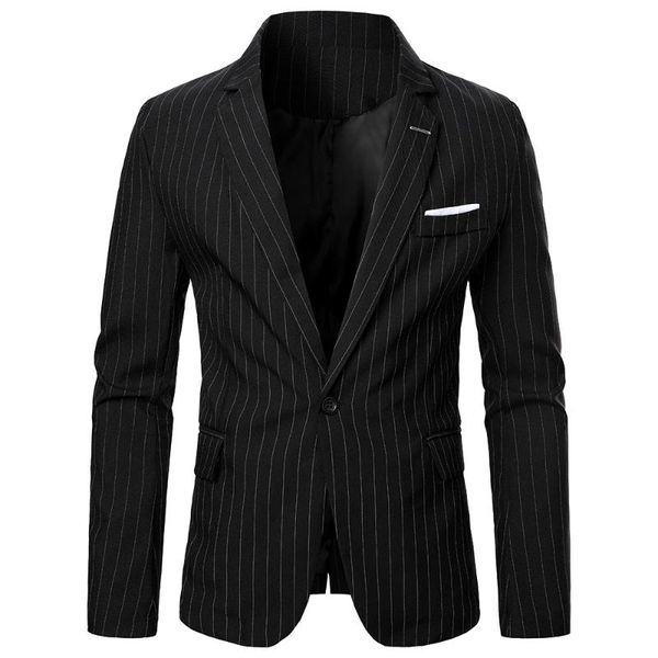 classic stripe design men's suit handsome wedding groom slim fit men blazers single button formal dress coat ropa hombre suits &, White;black
classic stripe design men's suit handsome wedding groom slim fit men blazers single button formal dress coat ropa hombre suits &, White;black