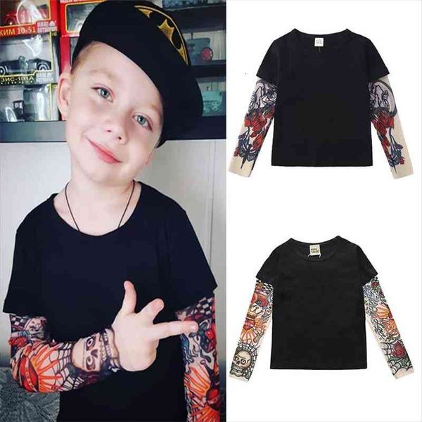boy clothes cotton t shirt long sleeve children tee shirts novelty tattoo baby girl cool, Blue
boy clothes cotton t shirt long sleeve children tee shirts novelty tattoo baby girl cool, Blue