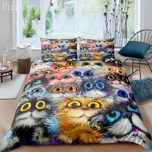 2/3pcs girl boy bed cover set 3d animal cat pattern duvet child sheets and pillowcases comforter bedding sets
2/3pcs girl boy bed cover set 3d animal cat pattern duvet child sheets and pillowcases comforter bedding sets