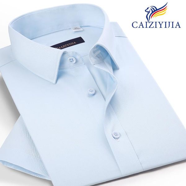 men's dress shirts summer short sleeve solid shirt brand slim fit casual business formal clothing easy care broadcloth social, White;black
men's dress shirts summer short sleeve solid shirt brand slim fit casual business formal clothing easy care broadcloth social, White;black