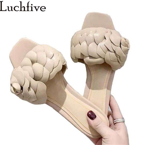 summer wedding shoes woman petal flower designer leather slippers outdoors flat mules female beach party mujer, Black
summer wedding shoes woman petal flower designer leather slippers outdoors flat mules female beach party mujer, Black