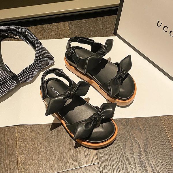 sandals double bow-knot women slippers summer platform shoes woman thicken soled gladiator sandalias creepers hook&loop sandales, Black
sandals double bow-knot women slippers summer platform shoes woman thicken soled gladiator sandalias creepers hook&loop sandales, Black