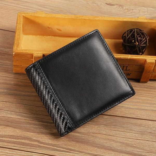 wallets 2021 men's short wallet leather head layer cowhide driver's license fashion card bag, Red;black
wallets 2021 men's short wallet leather head layer cowhide driver's license fashion card bag, Red;black