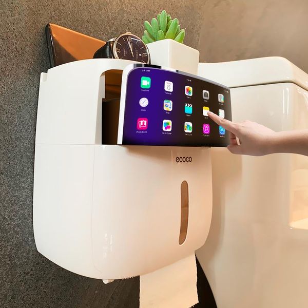toilet paper holders waterproof holder plastic wall mounted for towel bathroom shelf storage box tray roll 
toilet paper holders waterproof holder plastic wall mounted for towel bathroom shelf storage box tray roll