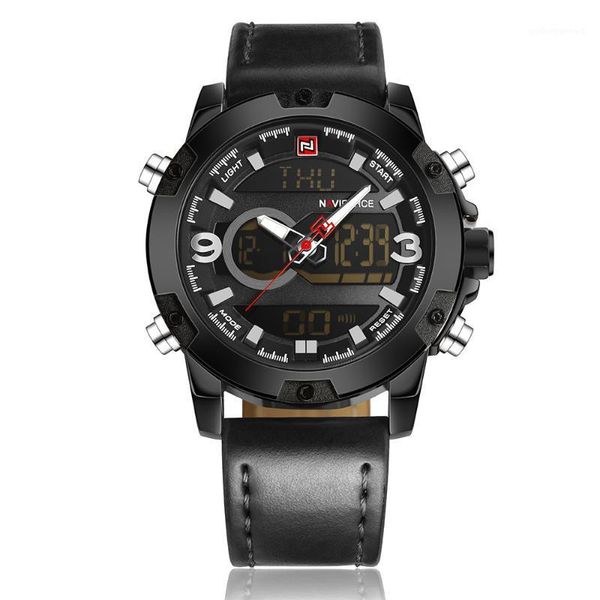 wristwatches naviforce watches men sport men's leather led digital analog watch quartz-watch waterproof, Slivery;brown
wristwatches naviforce watches men sport men's leather led digital analog watch quartz-watch waterproof, Slivery;brown
