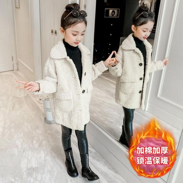 jackets 2021 girls cloth children autumn winter woolen thick mid-length lamb down coat big kids hoded warm 6 7 8 9 10 11 12 year, Blue;gray
jackets 2021 girls cloth children autumn winter woolen thick mid-length lamb down coat big kids hoded warm 6 7 8 9 10 11 12 year, Blue;gray