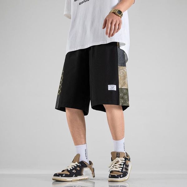 men's shorts hip hop fashion 2021 summer sports casual patchwork print pants trouers plus oversize 29-40, White;black
men's shorts hip hop fashion 2021 summer sports casual patchwork print pants trouers plus oversize 29-40, White;black