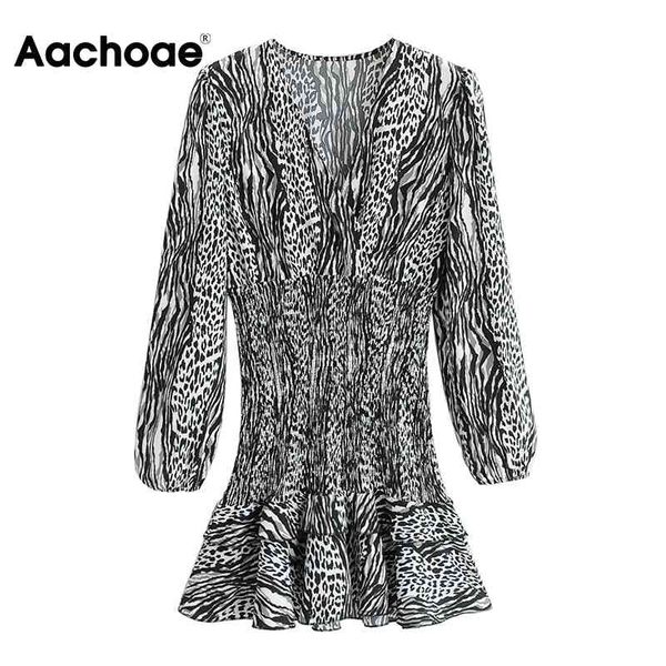 fashion leopard v neck bodycon mini lantern sleeve ruffles party dress women kobieta sukienka 210413, Black;gray
fashion leopard v neck bodycon mini lantern sleeve ruffles party dress women kobieta sukienka 210413, Black;gray