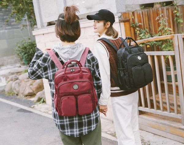 backpack men women's preppy style nylon high capacity school bag fashion travel shoulder bags
backpack men women's preppy style nylon high capacity school bag fashion travel shoulder bags