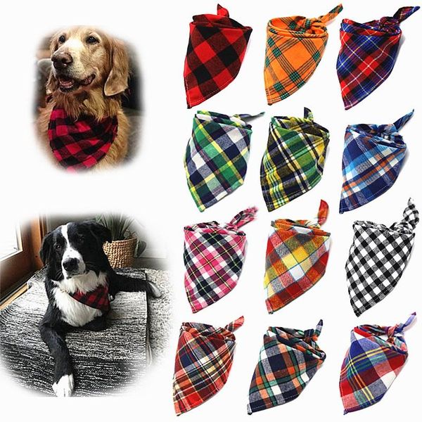 dog apparel 1pc pet scarf bandana large cotton plaid washablebow ties collar cat accessories
dog apparel 1pc pet scarf bandana large cotton plaid washablebow ties collar cat accessories