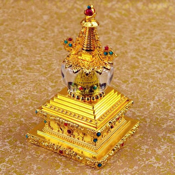 decorative objects & figurines ancient fantastic tibetan buddhist stupa supplies copper bodhi pagoda 14 cm gold fine workmanship / buddha to
decorative objects & figurines ancient fantastic tibetan buddhist stupa supplies copper bodhi pagoda 14 cm gold fine workmanship / buddha to