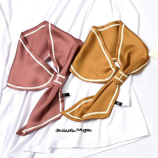 silk scarf designer women neck scarfs print striped bandana office lady cloth buckle kerchief hair skinny tie scarves 14*76cm, Blue;gray
silk scarf designer women neck scarfs print striped bandana office lady cloth buckle kerchief hair skinny tie scarves 14*76cm, Blue;gray