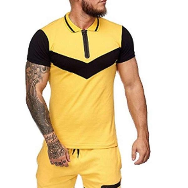 menswear t shirt short sleeve european outdoor sports leisure color matching chest zipper men's, White;black
menswear t shirt short sleeve european outdoor sports leisure color matching chest zipper men's, White;black