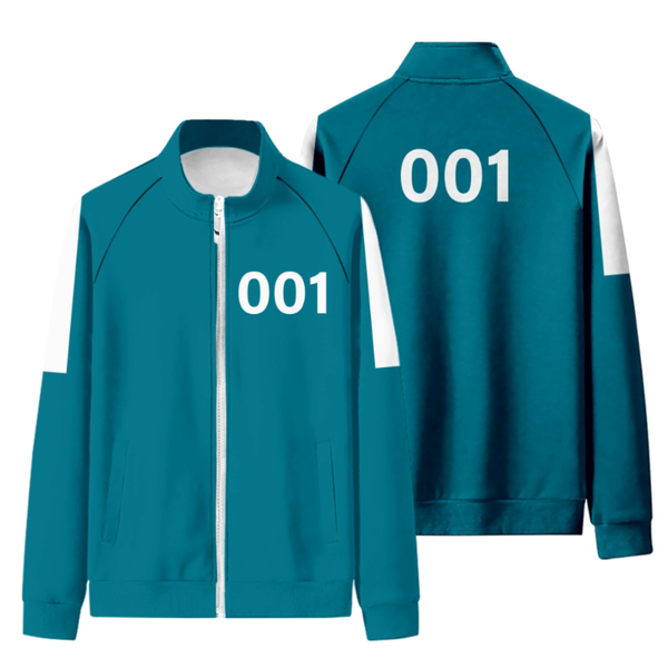 men's jackets squid game costume cosplay coat sportswear jacket 456 digital sweater 001 korean drama same clothes autumn winter sports, Black;brown
men's jackets squid game costume cosplay coat sportswear jacket 456 digital sweater 001 korean drama same clothes autumn winter sports, Black;brown