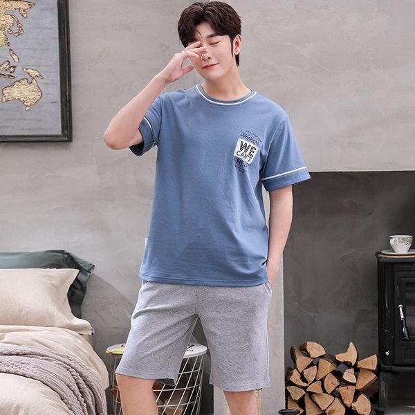 men's sleepwear men summer thin short sleeve shorts casual o-neck pajamas suit plus size nightgown pullover home clothes two piece set, Black;brown
men's sleepwear men summer thin short sleeve shorts casual o-neck pajamas suit plus size nightgown pullover home clothes two piece set, Black;brown