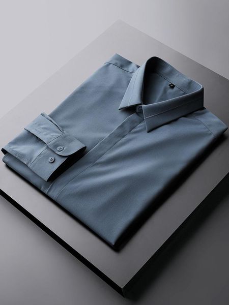 men's casual shirts 2021 spring summer men shirt long sleeve solid formal business slim fit brand man social turn-down collar dress a16, White;black
men's casual shirts 2021 spring summer men shirt long sleeve solid formal business slim fit brand man social turn-down collar dress a16, White;black
