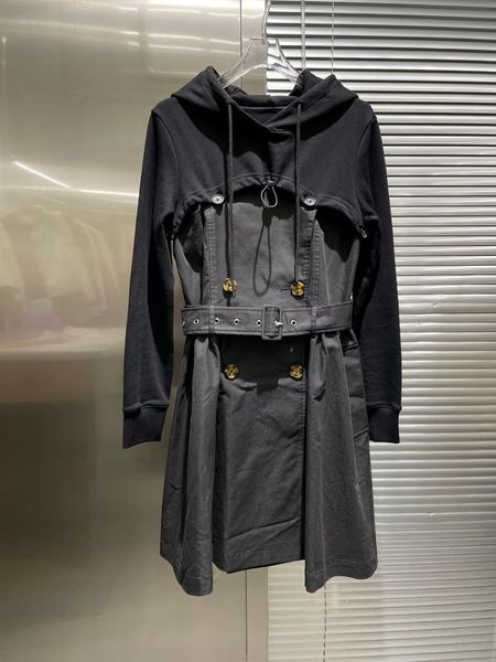 casual dresses early autumn of 2021 the fleece splicing dust coat and cap style dress 0816, Black;gray
casual dresses early autumn of 2021 the fleece splicing dust coat and cap style dress 0816, Black;gray