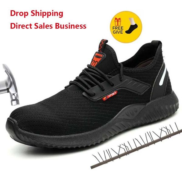 boots work safety shoes men women steel toe cap indestructible working anti-smashing construction sneakers, Black
boots work safety shoes men women steel toe cap indestructible working anti-smashing construction sneakers, Black
