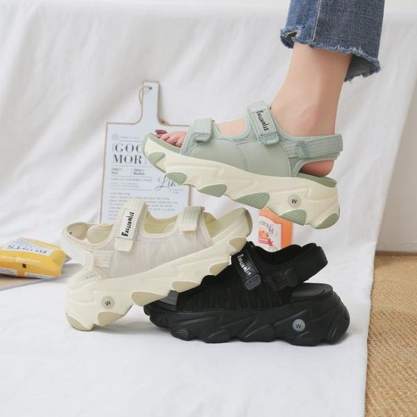 chaussure femme pu platform sandals women 2021 summer shoes woman fashion hook loop solid ladies shoe, Black
chaussure femme pu platform sandals women 2021 summer shoes woman fashion hook loop solid ladies shoe, Black