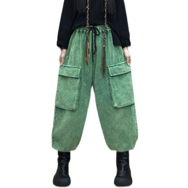 women's pants & capris wide leg corduroy harem women autumn baggy hip hop streetwear joggers solid color big pocket elastic waist cargo, Black;white
women's pants & capris wide leg corduroy harem women autumn baggy hip hop streetwear joggers solid color big pocket elastic waist cargo, Black;white