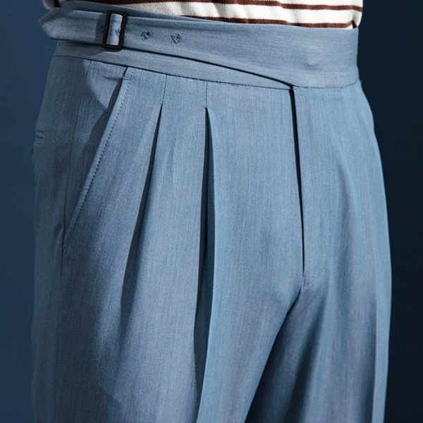 men's suits & blazers luxury british trend brand fashion pants 2021 versatile slim long clothes autumn office trousers men, White;black
men's suits & blazers luxury british trend brand fashion pants 2021 versatile slim long clothes autumn office trousers men, White;black