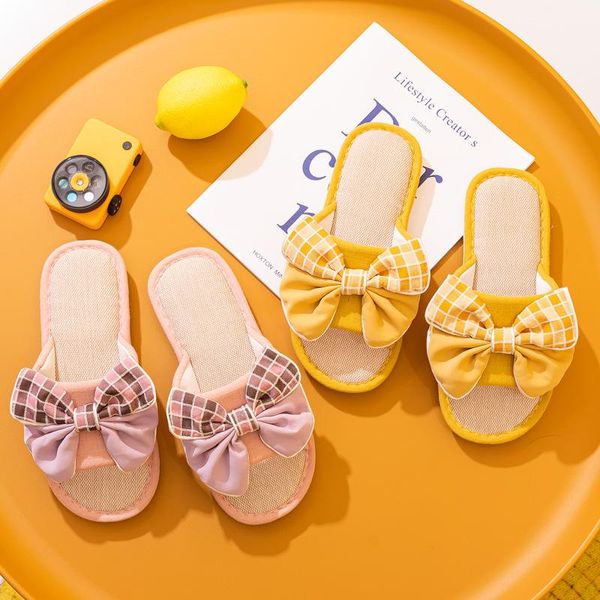slippers elegant house women cotton grid butterfly-knot bedroom non-slip girls shoes spring home ladies bow slides, Black
slippers elegant house women cotton grid butterfly-knot bedroom non-slip girls shoes spring home ladies bow slides, Black