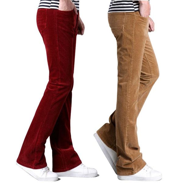 corduroy flared pants men boot cut business casual elasticity slim slightly bootcut white red black trousers men's
corduroy flared pants men boot cut business casual elasticity slim slightly bootcut white red black trousers men's