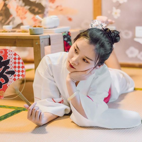 ethnic clothing japanese women kimono improved version cosplay goddess girl original yukata dress traditional casual loose performance dance, Red
ethnic clothing japanese women kimono improved version cosplay goddess girl original yukata dress traditional casual loose performance dance, Red