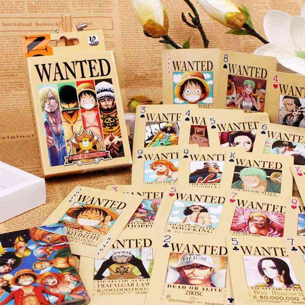 54pcs anime one piece cards naruto poker card wanted cartoon chopper roronoa zoro luffy card playing game kids christmas gift g220311
54pcs anime one piece cards naruto poker card wanted cartoon chopper roronoa zoro luffy card playing game kids christmas gift g220311